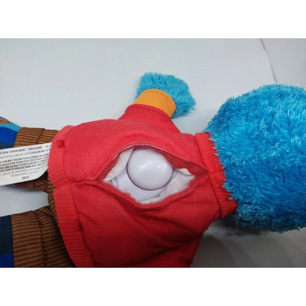 Hasbro Sesame Street Talking 123 Counting Cookie Monster Stuffed Toy Plush Teste